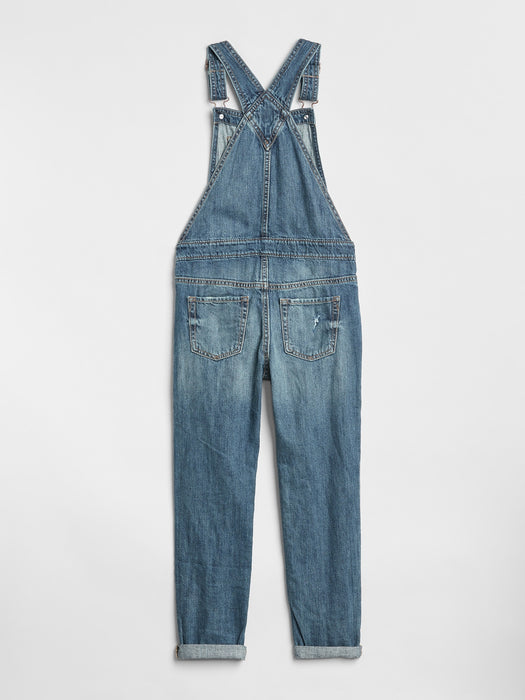 Kids Distressed Overalls