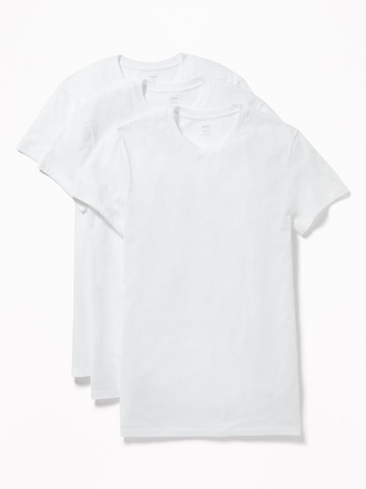 Go-Dry Crew-Neck T-Shirts 3-Pack