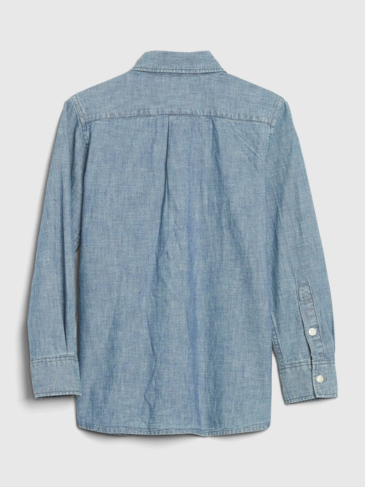 Kids Chambray Button-Up Shirt