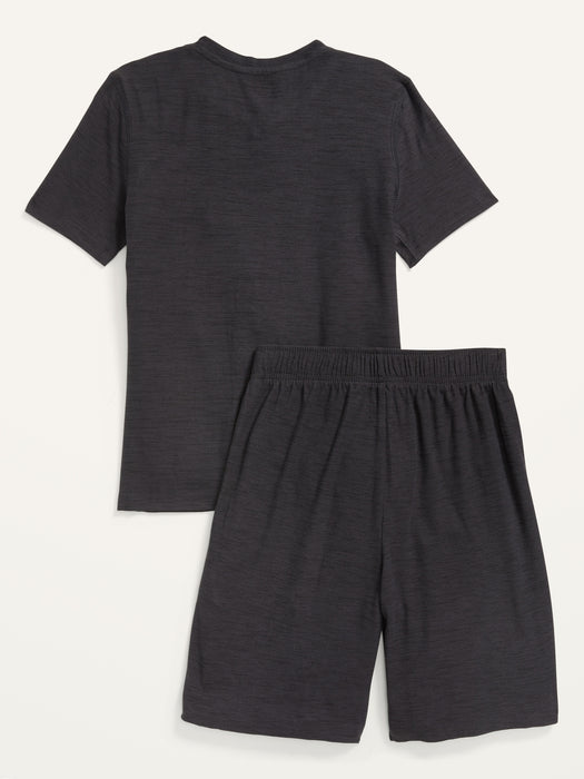 Breathe On Tee And Shorts Set For Boys