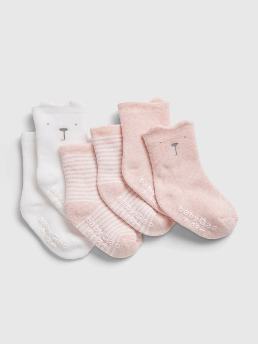 Baby Organic Cotton First Favorites Socks (3-Pack)