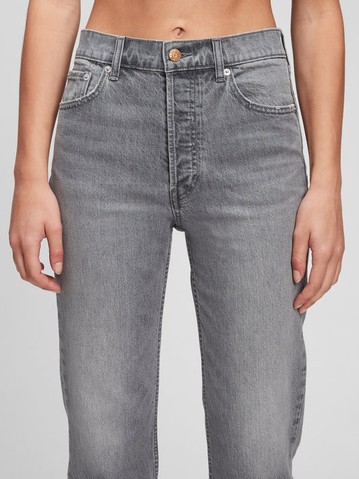 High Rise Cheeky Straight Jeans