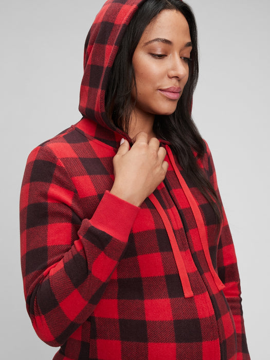 Maternity Flannel One-Piece