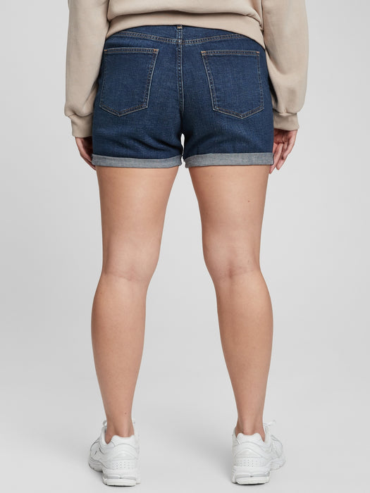 5" Mid Rise Girlfriend Denim Shorts with Washwell