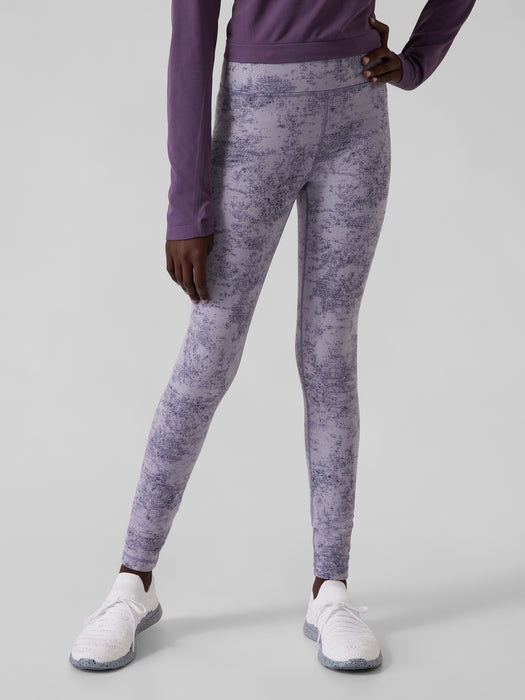 Athleta Girl High Rise Textured Chit Chat Tight