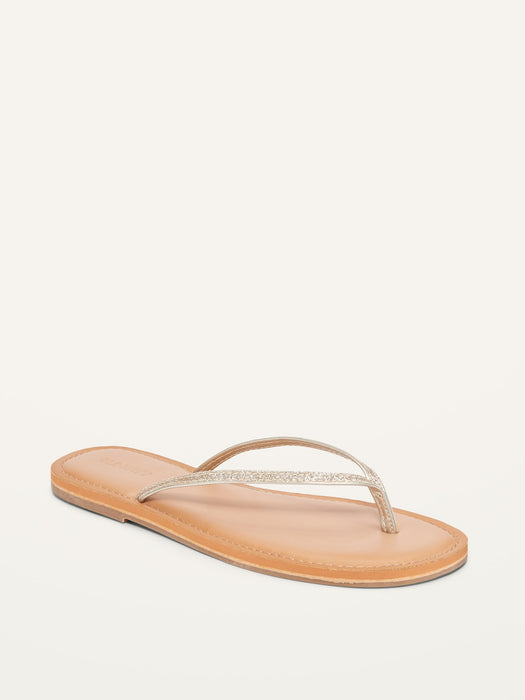 Faux-Leather Capri Sandals for Women