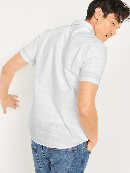 Classic Fit Textured Dobby Everyday Shirt