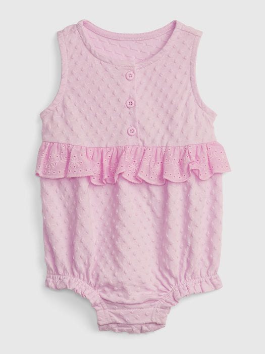 Baby Eyelet Ruffle Shorty