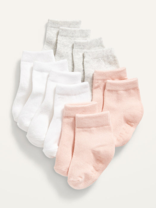 Unisex Crew Socks 6-Pack for Toddler & Baby