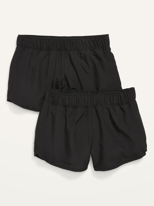 Dolphin-Hem Run Shorts for Girls