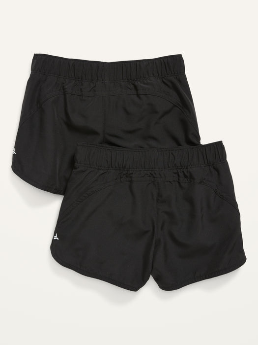 Dolphin-Hem Run Shorts for Girls