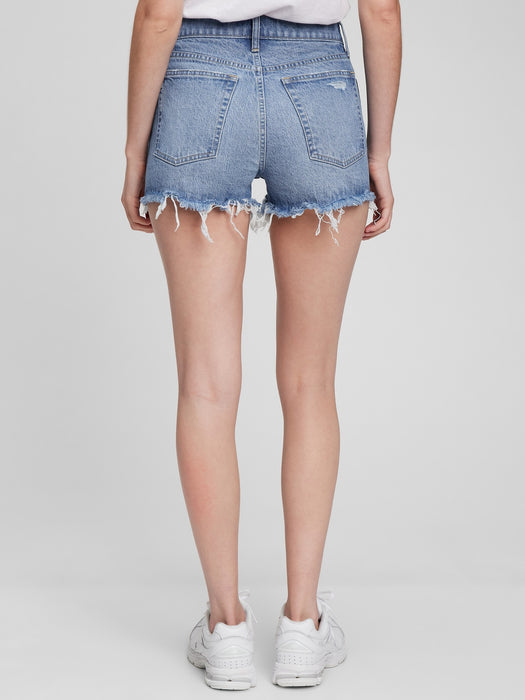 3" High Rise Cheeky Shorts with Washwell