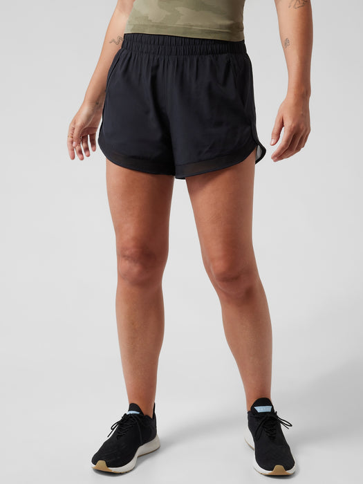 Mesh Racer Run High Rise 3 Short