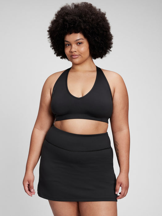 GapFit V-Neck Racerback Sports Bra in Eclipse