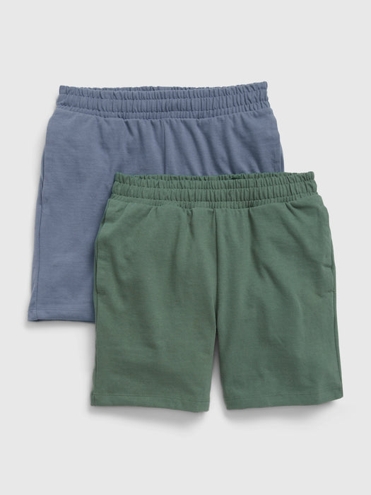 GapFit Kids Pull-On Sweat Shorts (2-Pack)