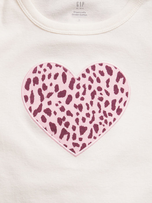 Kids 100% Organic Cotton Pink Leopard PJ Set