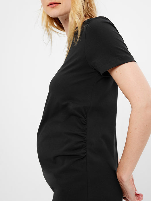 Maternity Ruched T-Shirt Dress