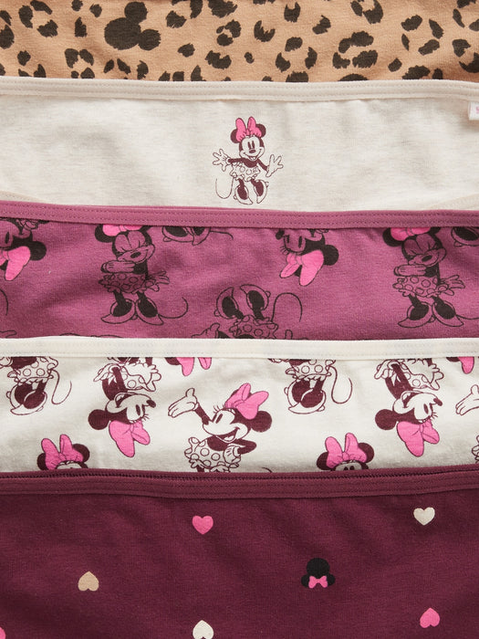 GapKids &#124 Disney Organic Cotton Minnie Mouse Bikini Briefs (5-Pack)