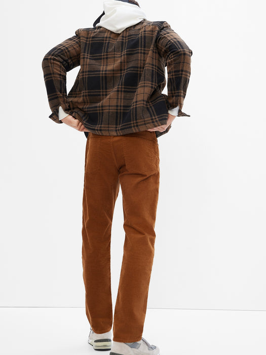 90s Original Straight Fit Corduroy Pants with Washwell