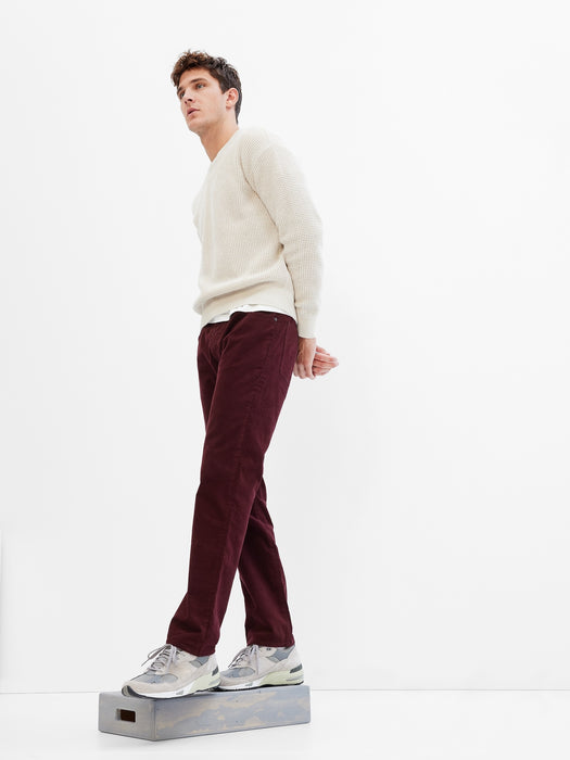 90s Original Straight Fit Corduroy Pants with Washwell