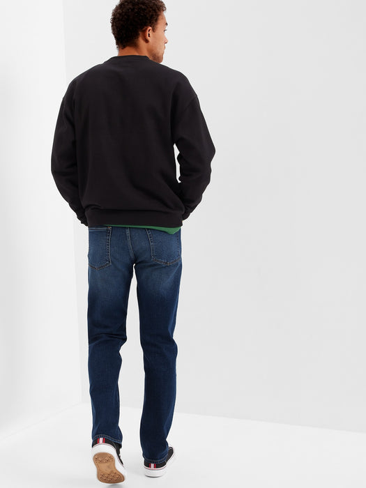 Soft Flex Straight Jeans with Washwell