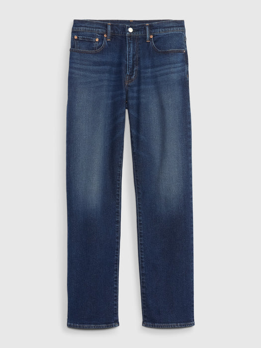 Soft Flex Straight Jeans with Washwell