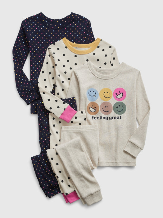 babyGap 100% Organic Cotton Dot PJ Set (3-Pack)