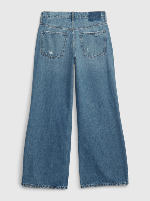 Teen Wide Stride Jeans with Washwell