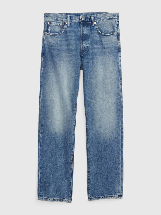 Organic Cotton Button Fly '90s Original Straight Fit Jeans