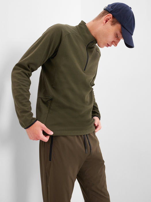 GapFit Mockneck Half-Zip Train Sweatshirt