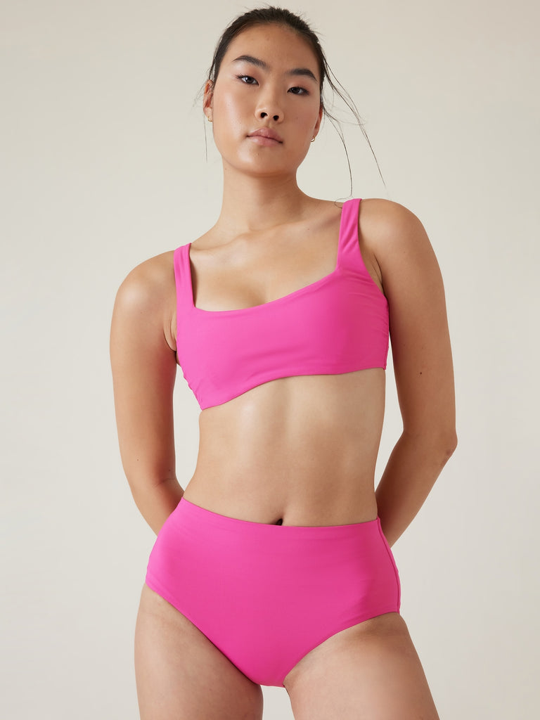 Square Neck Bra Cup Tankini