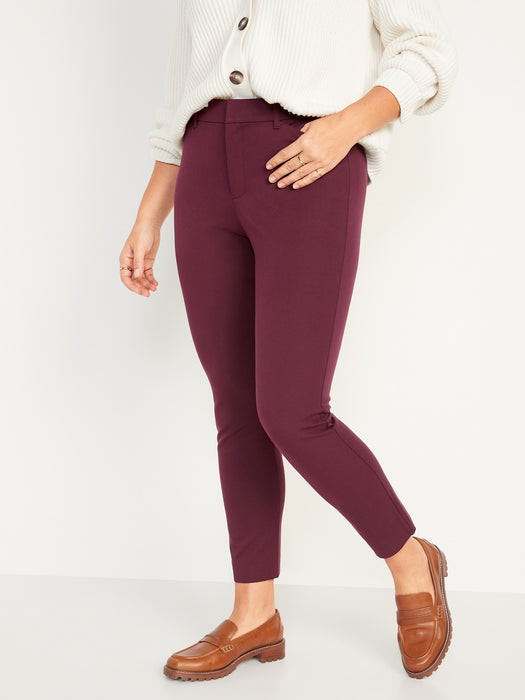 High-Waisted Pixie Skinny Ankle Pants