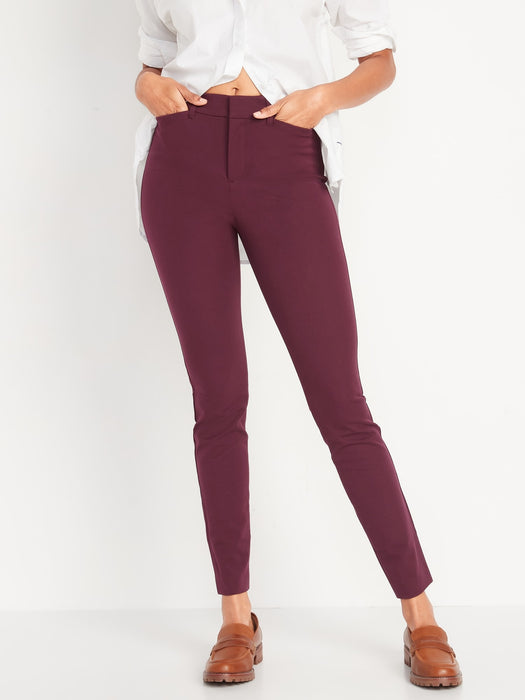 High-Waisted Pixie Skinny Ankle Pants