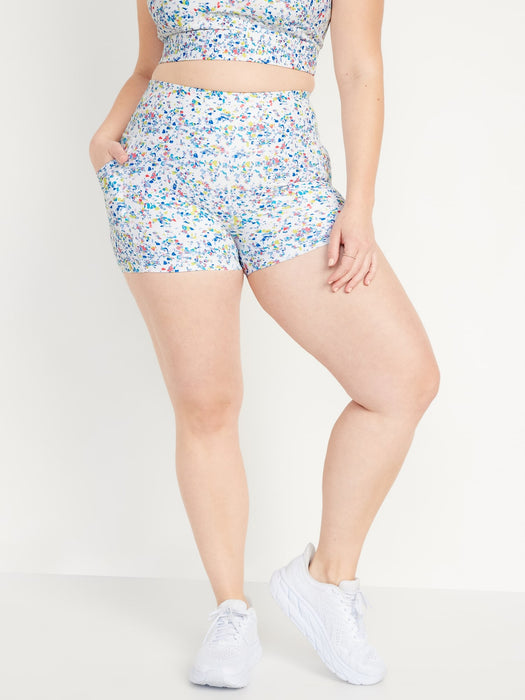 High-Waisted PowerSoft Biker Shorts -- 3.75-inch inseam