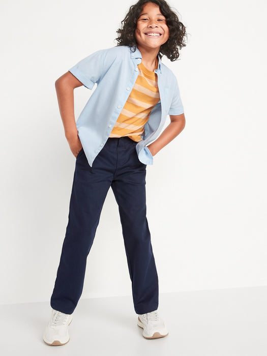 Uniform Straight Leg Pants for Boys