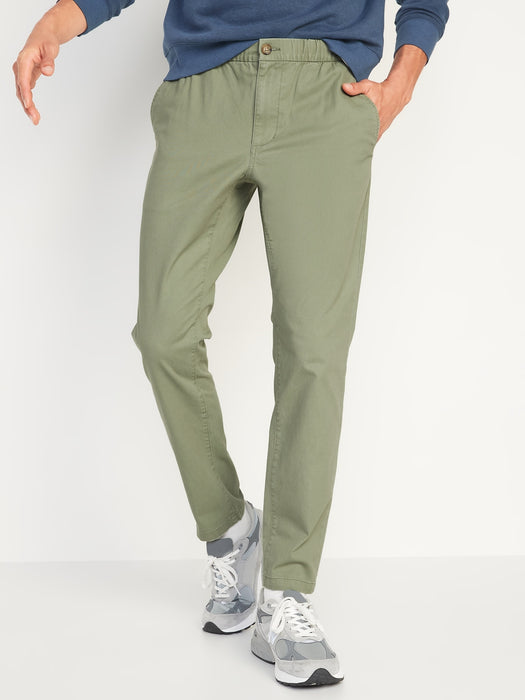 Slim Taper Built-In Flex Pull-On Chino Pants for Men