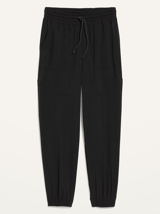 Extra High-Waisted StretchTech Cargo Jogger Pants