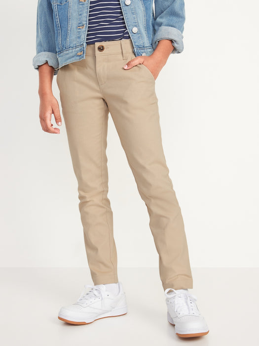 Skinny School Uniform Pants for Girls