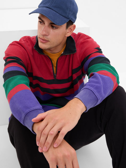 Archive Pique Half-Zip Pullover