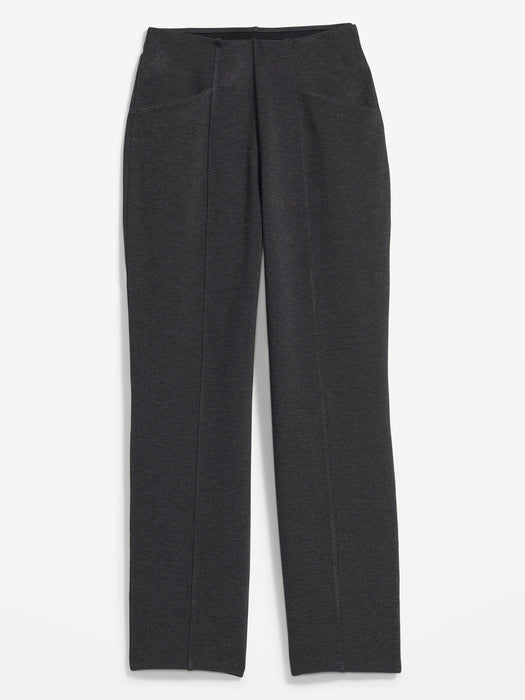 Extra High-Waisted Stevie Straight Ankle Pants