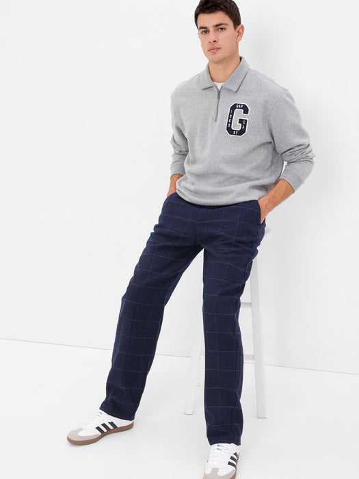 Relaxed Wool-Blend Pants