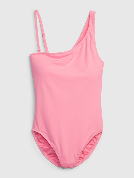 Recycled One-Shoulder One-Piece Swimsuit