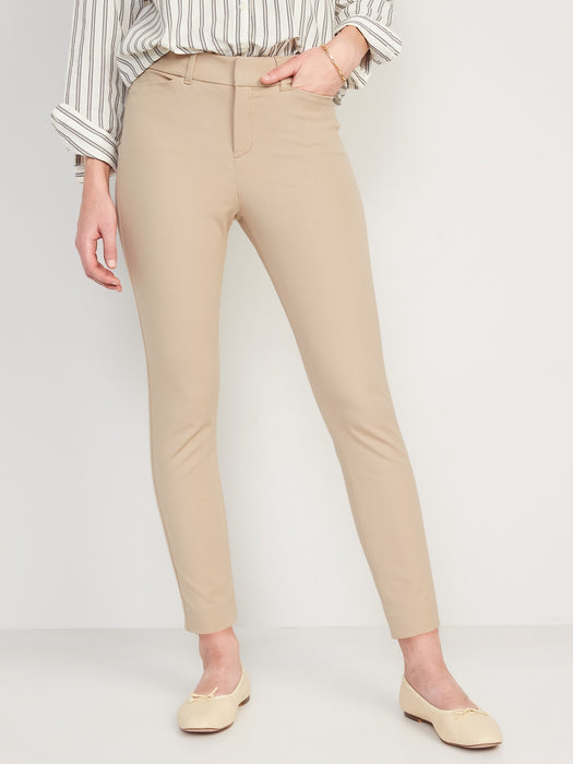 High-Waisted Pixie Skinny Ankle Pants