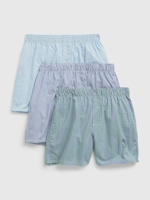 Cotton Boxers (3-Pack)