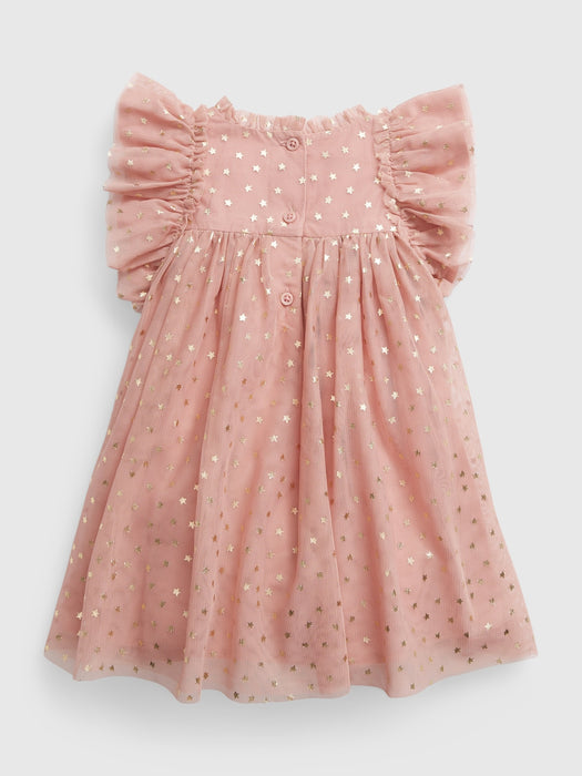 Baby Metallic Tulle Dress Set