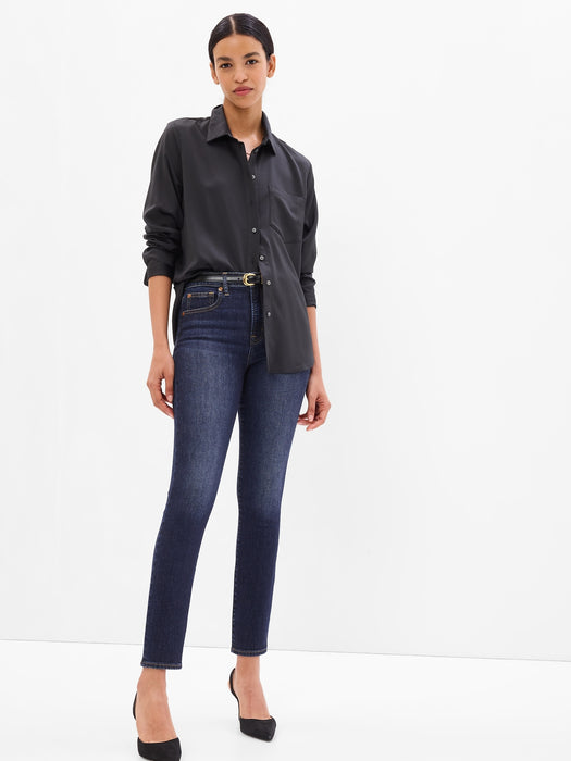 High Rise True Skinny Jeans