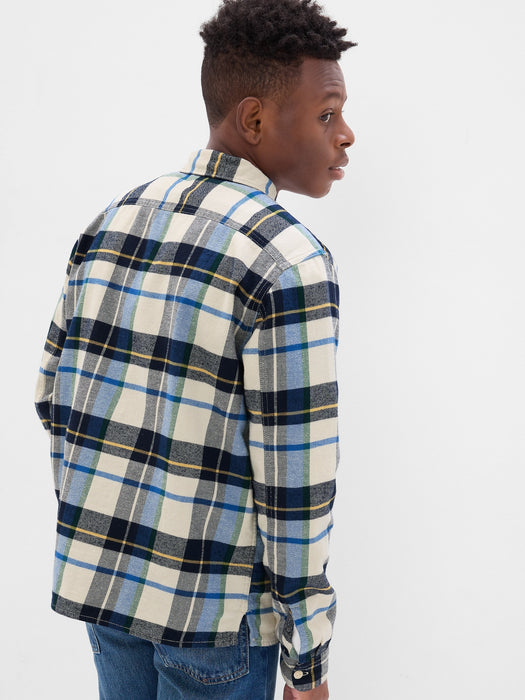 Teen 100% Organic Cotton Flannel Shirt