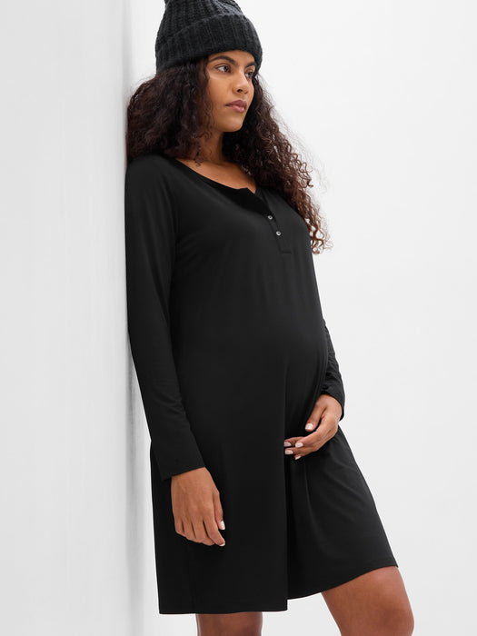 Maternity LENZING And Modal Cooling PJ Dress