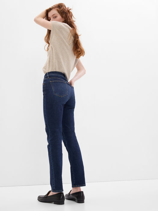 Mid Rise Classic Straight Jeans