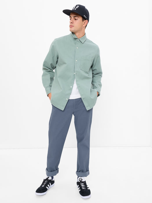 Modern Khakis in Straight Fit with GapFlex